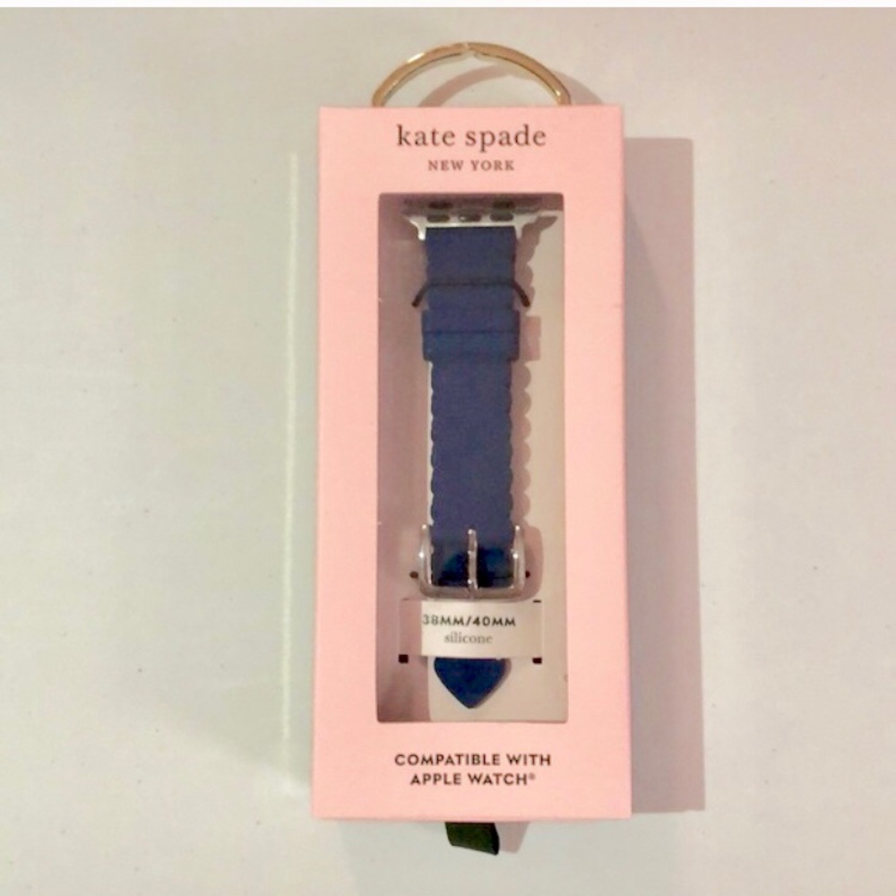Kate Spade Scallop Apple Watch Strap 38/40mm Navy